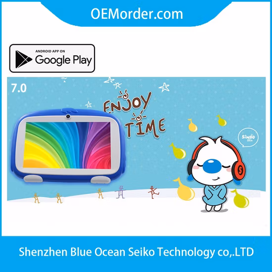 Tablets Android 7 Polegada MP4 Player Criança Tablet PC Android 8GB Quad Core HD Camera WiFi Dual Learning Game MP3 Machine